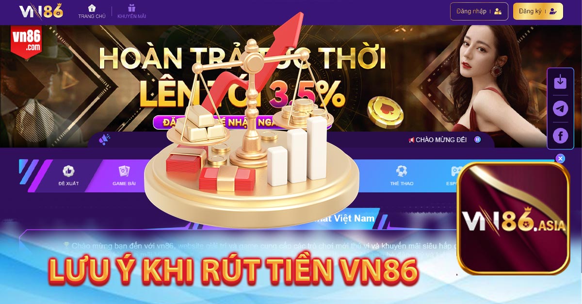 Lưu ý khi rút tiền